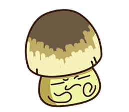 Straw mushroom boy Won Won(English) sticker #5713417