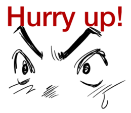 make your face (English) sticker #5713582