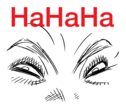 make your face (English) sticker #5713584