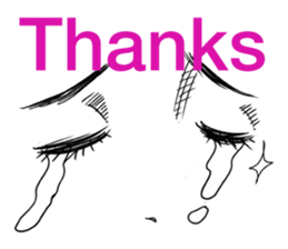 make your face (English) sticker #5713588