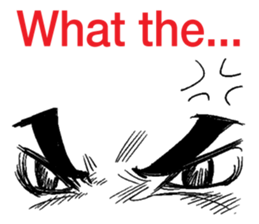 make your face (English) sticker #5713602