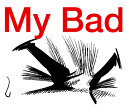 make your face (English) sticker #5713605