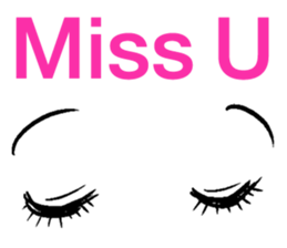 make your face (English) sticker #5713608