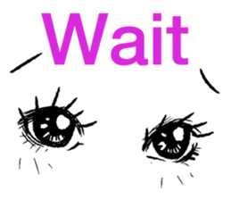 make your face (English) sticker #5713617