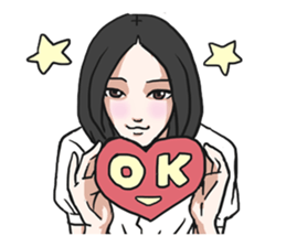 AsB - Girls Heart sticker #5713888