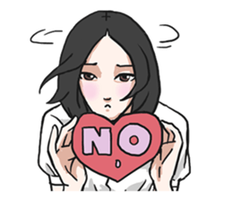 AsB - Girls Heart sticker #5713889