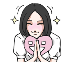 AsB - Girls Heart sticker #5713891