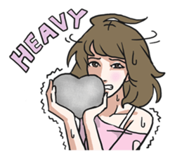 AsB - Girls Heart sticker #5713894