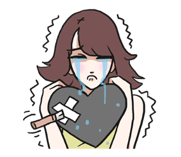 AsB - Girls Heart sticker #5713897