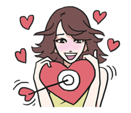 AsB - Girls Heart sticker #5713899