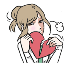 AsB - Girls Heart sticker #5713905