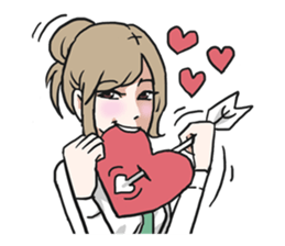 AsB - Girls Heart sticker #5713907