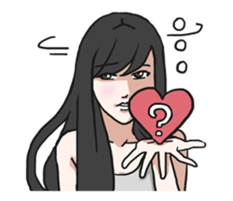 AsB - Girls Heart sticker #5713908