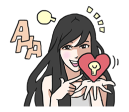AsB - Girls Heart sticker #5713909
