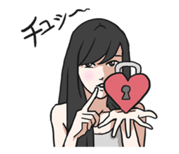 AsB - Girls Heart sticker #5713910