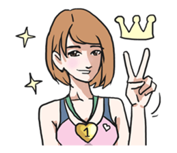 AsB - Girls Heart sticker #5713912