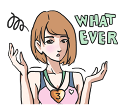 AsB - Girls Heart sticker #5713914