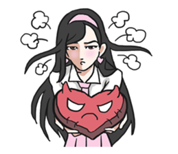 AsB - Girls Heart sticker #5713916