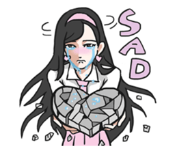 AsB - Girls Heart sticker #5713917