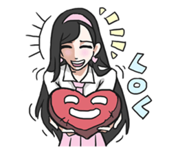 AsB - Girls Heart sticker #5713918