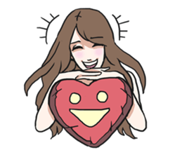 AsB - Girls Heart sticker #5713920