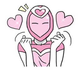 AsB - Kokoro Five (Heart Ranger) sticker #5714045