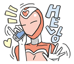 AsB - Kokoro Five (Heart Ranger) sticker #5714049