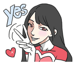 AsB - Kokoro Five (Heart Ranger) sticker #5714054