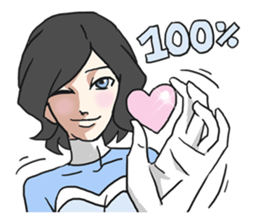 AsB - Kokoro Five (Heart Ranger) sticker #5714058