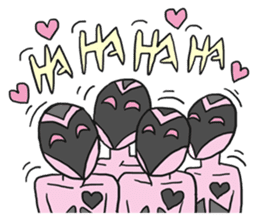 AsB - Kokoro Five (Heart Ranger) sticker #5714072