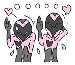 AsB - Kokoro Five (Heart Ranger) sticker #5714080