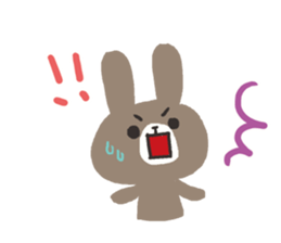 A pig and a bear and rabbit sticker #5714556