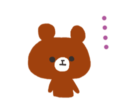 A pig and a bear and rabbit sticker #5714559