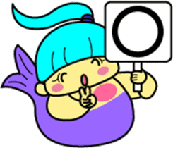 A chubby mermaid,  Pocchamo sticker #5714694