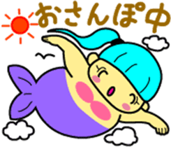 A chubby mermaid,  Pocchamo sticker #5714704