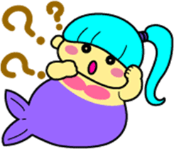A chubby mermaid,  Pocchamo sticker #5714720