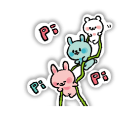 TATENAGA STICKER RABBIT sticker #5715087