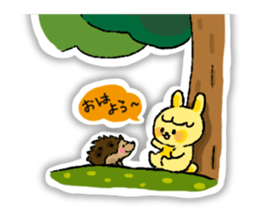 TATENAGA STICKER RABBIT sticker #5715104