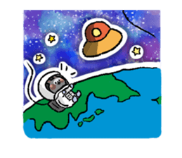 TATENAGA STICKER RABBIT sticker #5715113