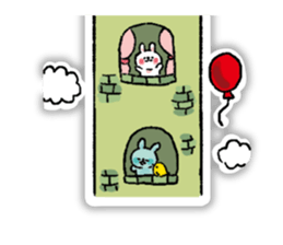 TATENAGA STICKER RABBIT sticker #5715114