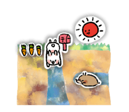 TATENAGA STICKER RABBIT sticker #5715119