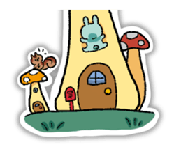 TATENAGA STICKER RABBIT sticker #5715122