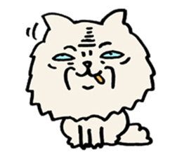Mean Cat Grandmother sticker #5715124
