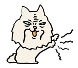 Mean Cat Grandmother sticker #5715126