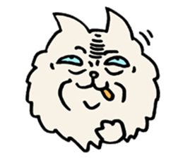 Mean Cat Grandmother sticker #5715130