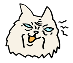 Mean Cat Grandmother sticker #5715136