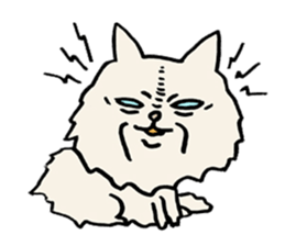 Mean Cat Grandmother sticker #5715144