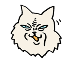 Mean Cat Grandmother sticker #5715159