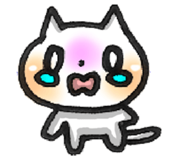 Cute! Pretty! Cat!!! sticker #5715430