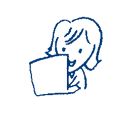 Polite Japanese girl sticker #5715671